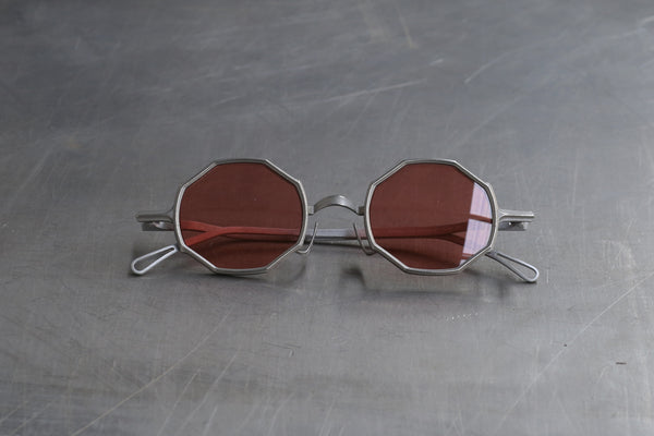 Rigards Octagon Glasses RG0088ST Grey Frame